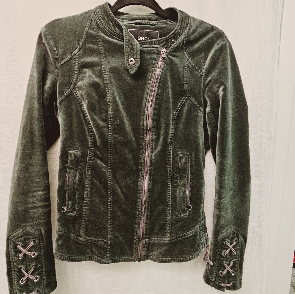 Grey Velvet Jacket